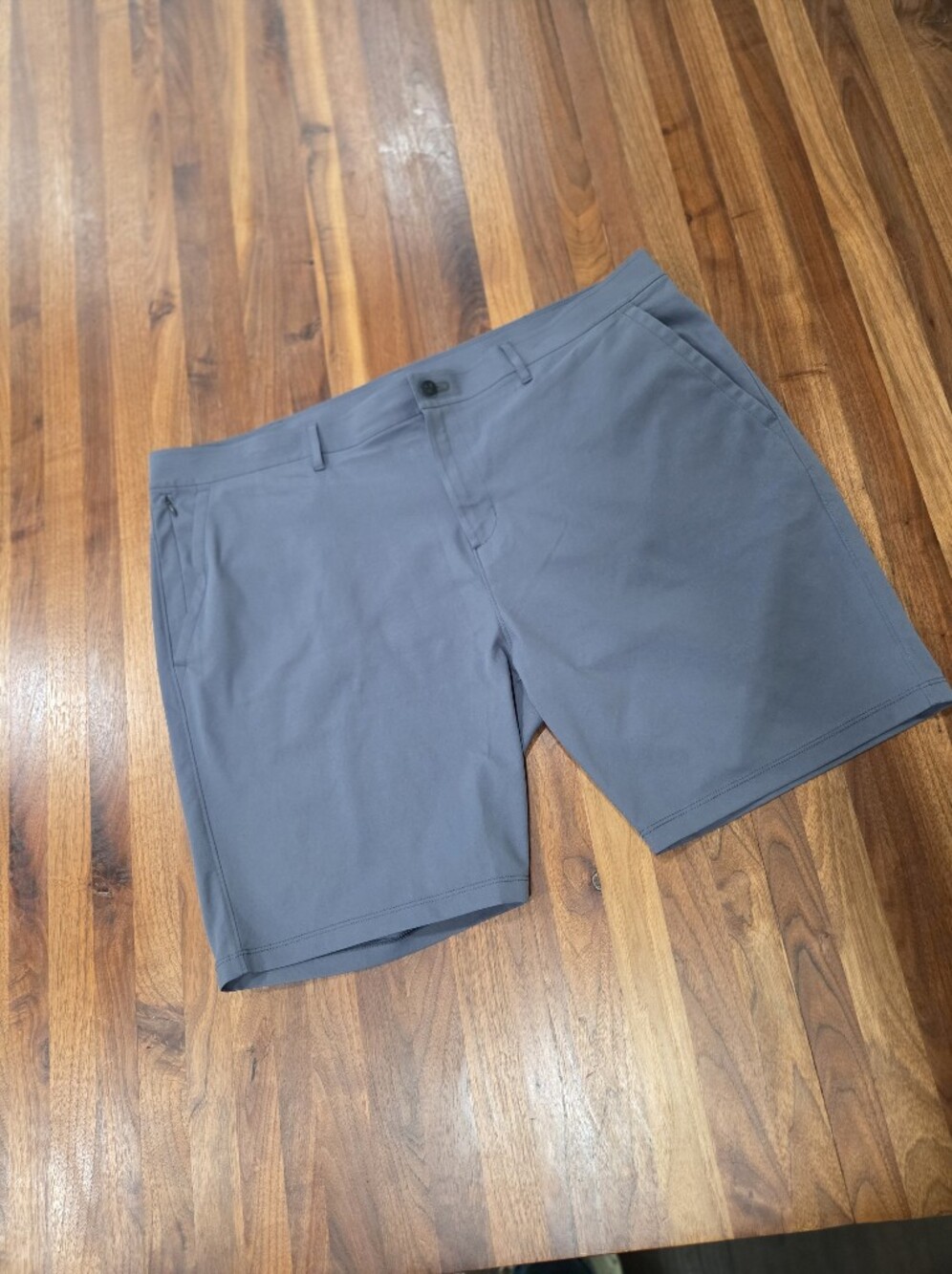 Public Rec Gray Men's Flat Front Shorts - Gray Size 44